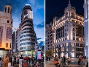 Gran Via at Night