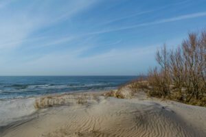 Dunes and sea