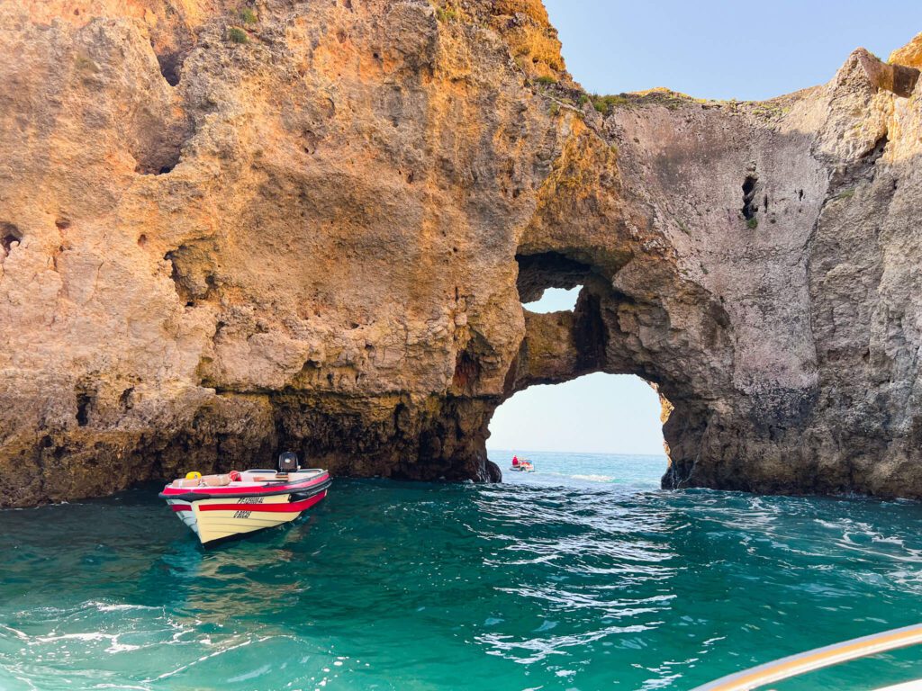Ponta da Piedade from sea